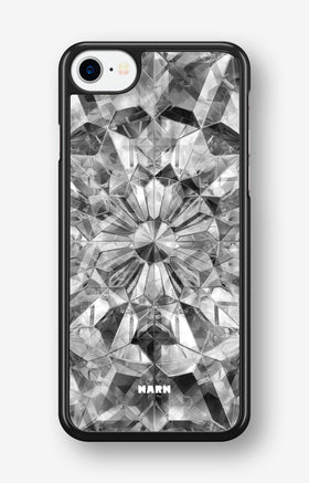 iPhone SE (2020/2022) Hard Case – Grey Crystals - View 1