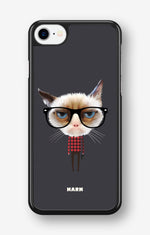 iPhone SE (2020/2022) Hard Case – Hipster Cat - View 1