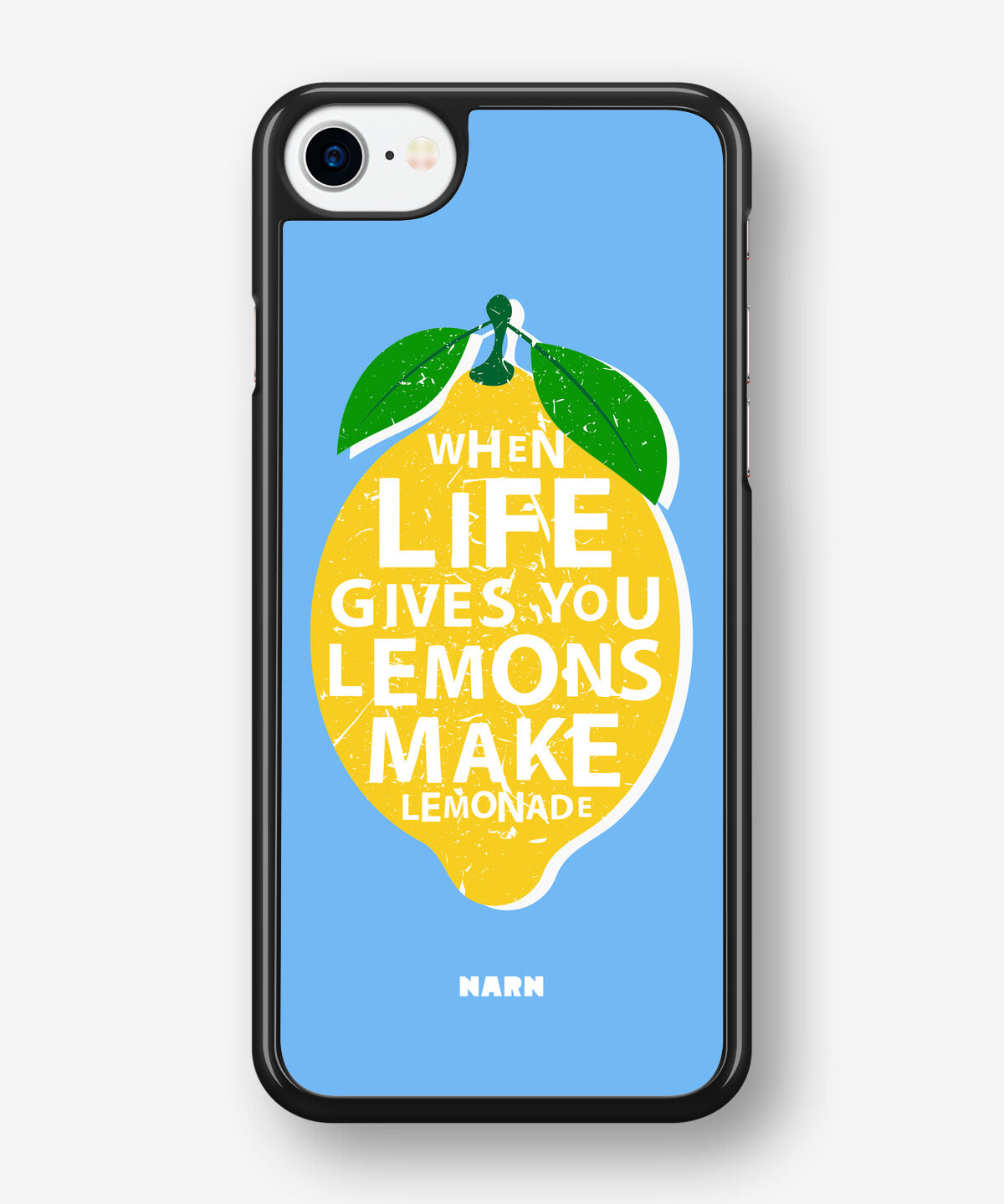 iPhone SE (2020/2022) Hard Case – Lemon Quote - View 1