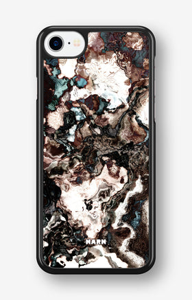iPhone SE (2020/2022) Hard Case – Marble Brown - View 1