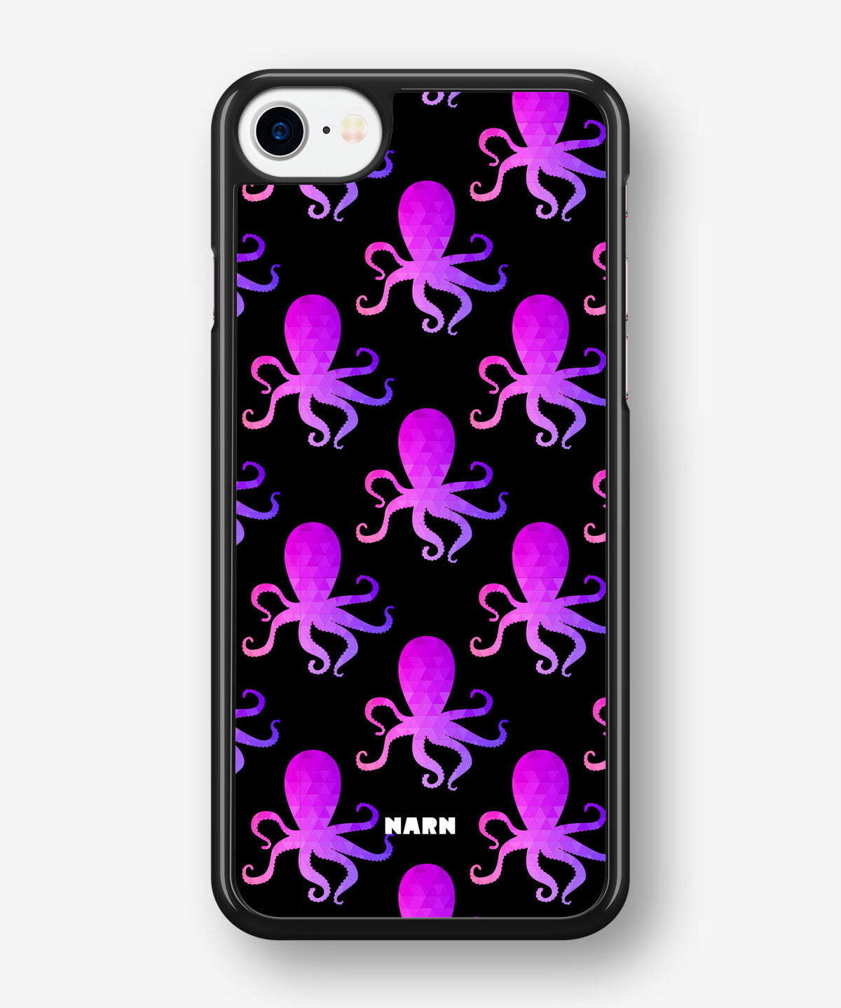 iPhone SE (2020/2022) Hard Case – Octopus Pattern - View 1