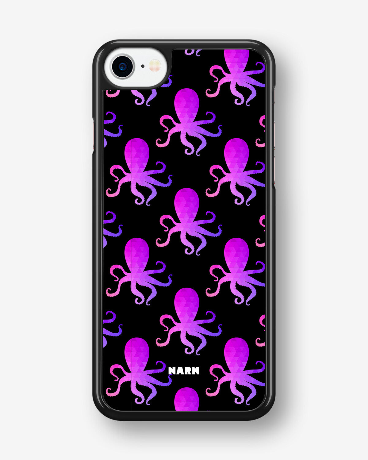 iPhone SE (2020/2022) Hard Case – Octopus Pattern - View 1