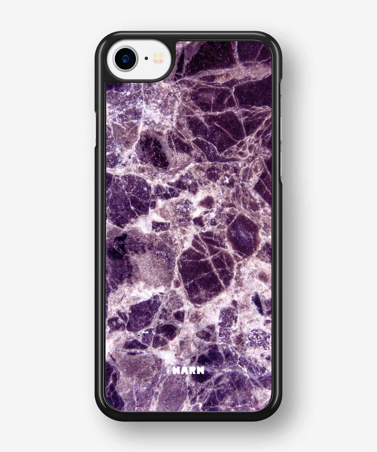 iPhone SE (2020/2022) Hard Case – Purple Marble - View 1