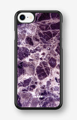iPhone SE (2020/2022) Hard Case – Purple Marble - View 1