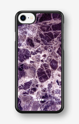 iPhone SE (2020/2022) Hard Case – Purple Marble - View 1