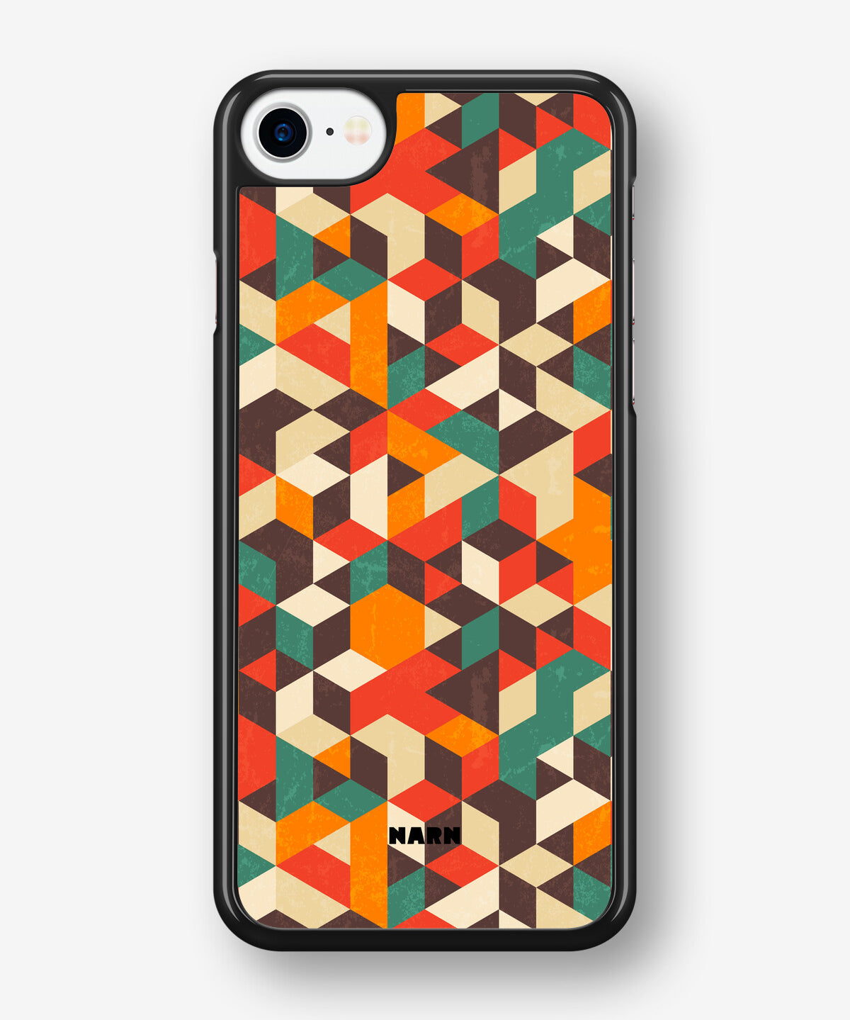iPhone SE (2020/2022) Hard Case – Retro Geometric - View 1