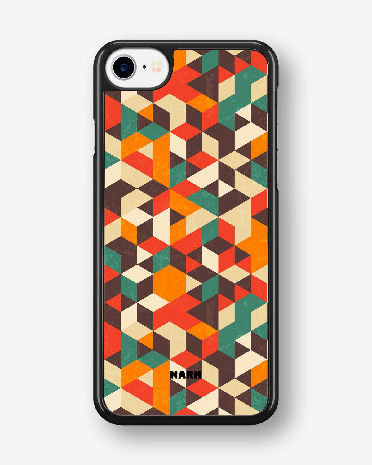 iPhone SE (2020/2022) Hard Case – Retro Geometric - View 1