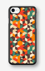 iPhone SE (2020/2022) Hard Case – Retro Geometric - View 1
