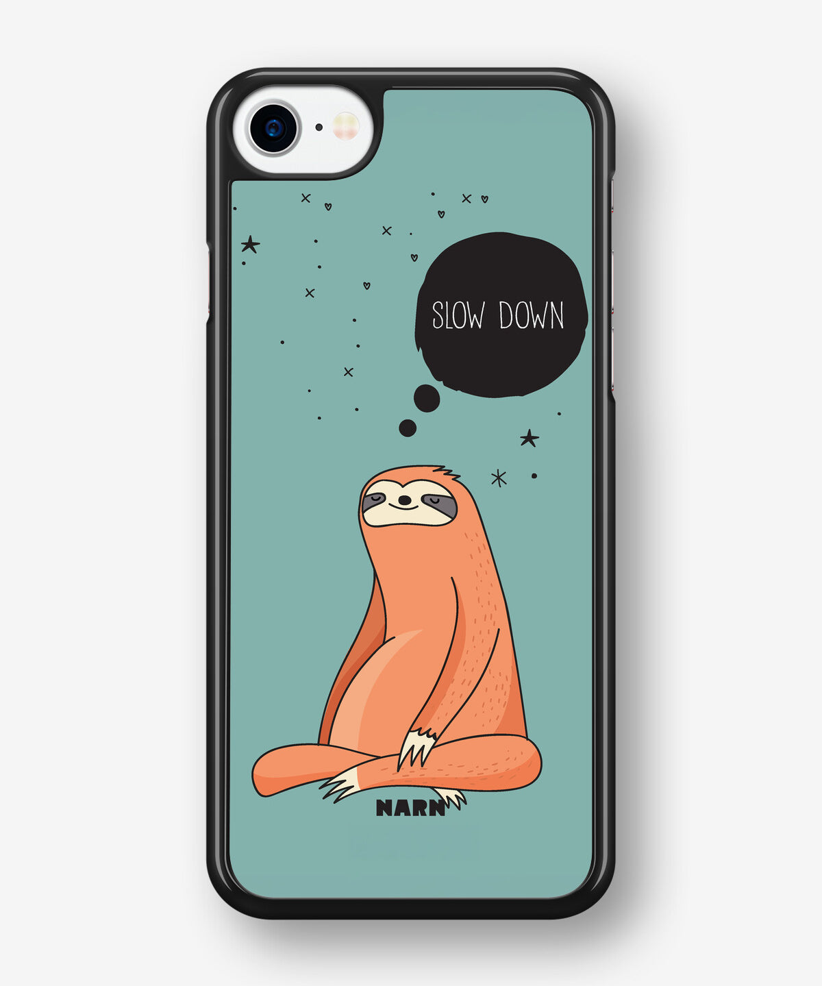 iPhone SE (2020/2022) Hard Case – Slow Down Sloth - View 1