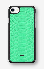 iPhone SE (2020/2022) Hard Case – Turquoise Snake - View 1