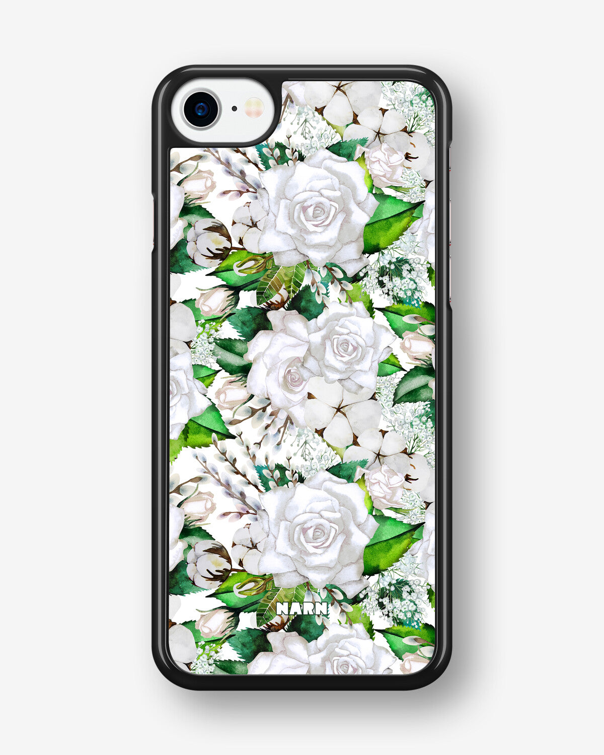iPhone SE (2020/2022) Hard Case – White Bloom - View 1