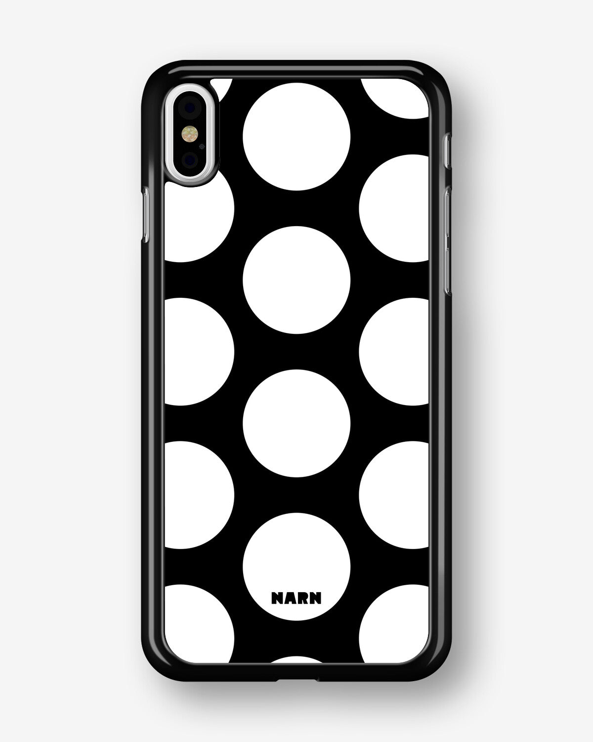 iPhone X/Xs Hard Case – Bold Dots - View 1