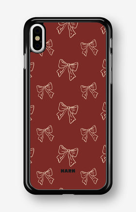 iPhone X/Xs Hard Case – Cherry Bows - View 1