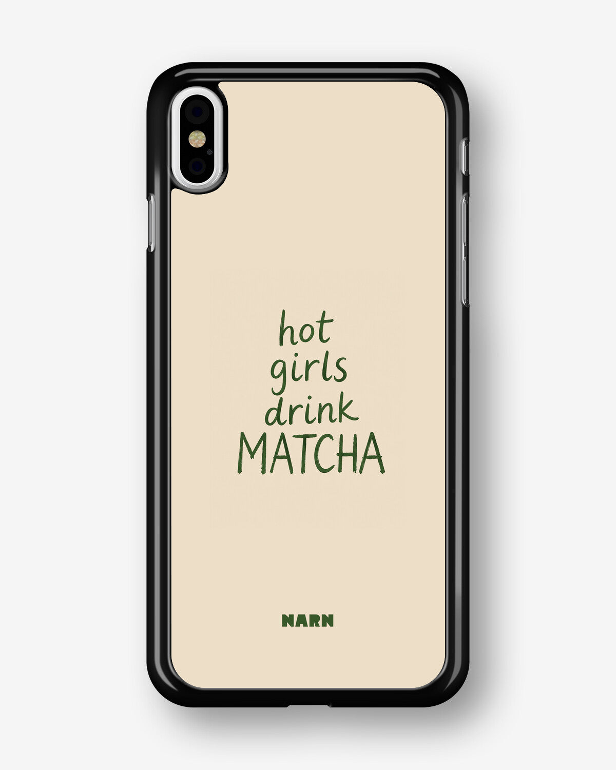 iPhone X/Xs Hard Case – Drink Matcha - View 1