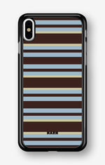 iPhone X/Xs Hard Case – Latte Lines - View 1
