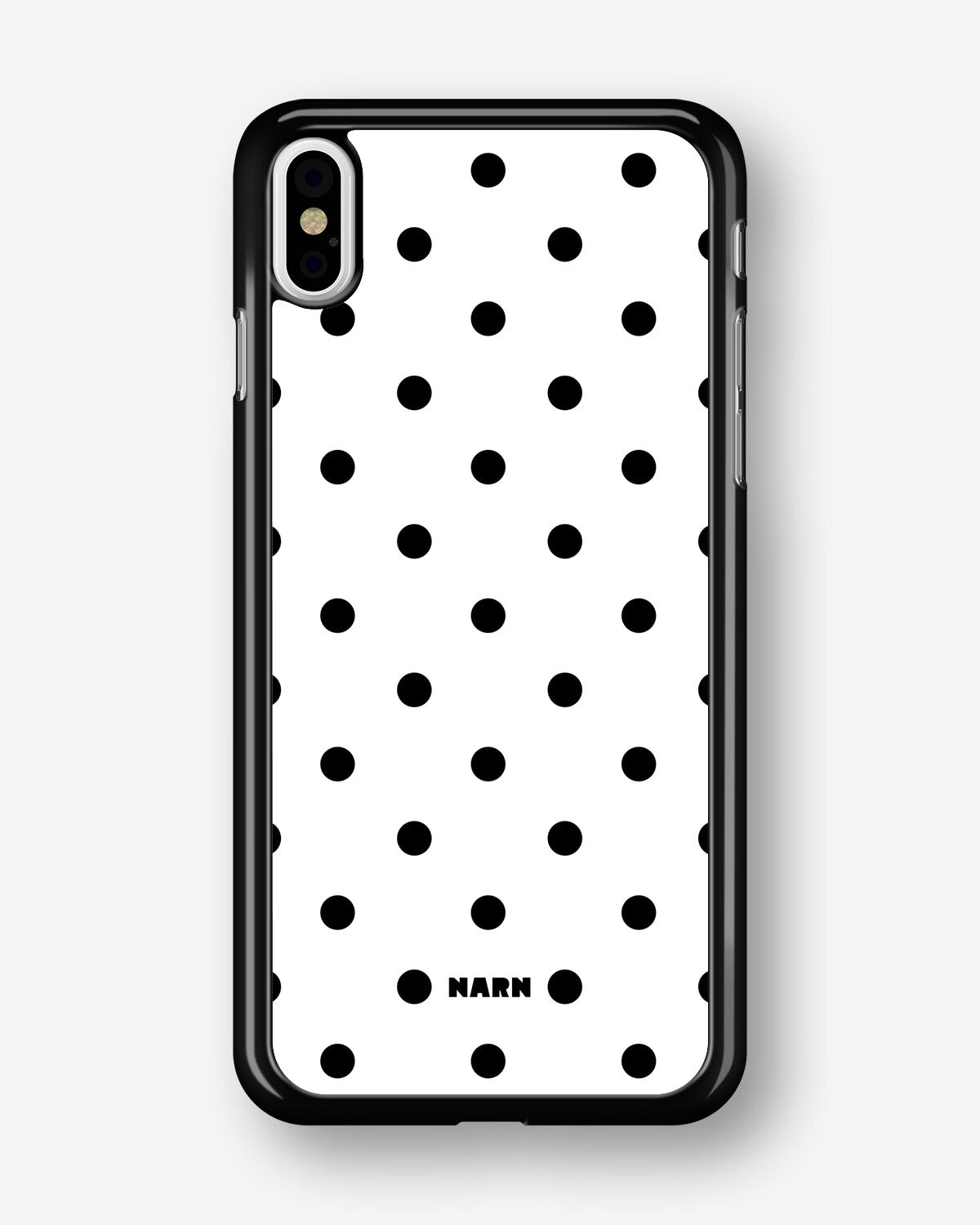 iPhone X/Xs Hard Case – Mono Dots - View 1