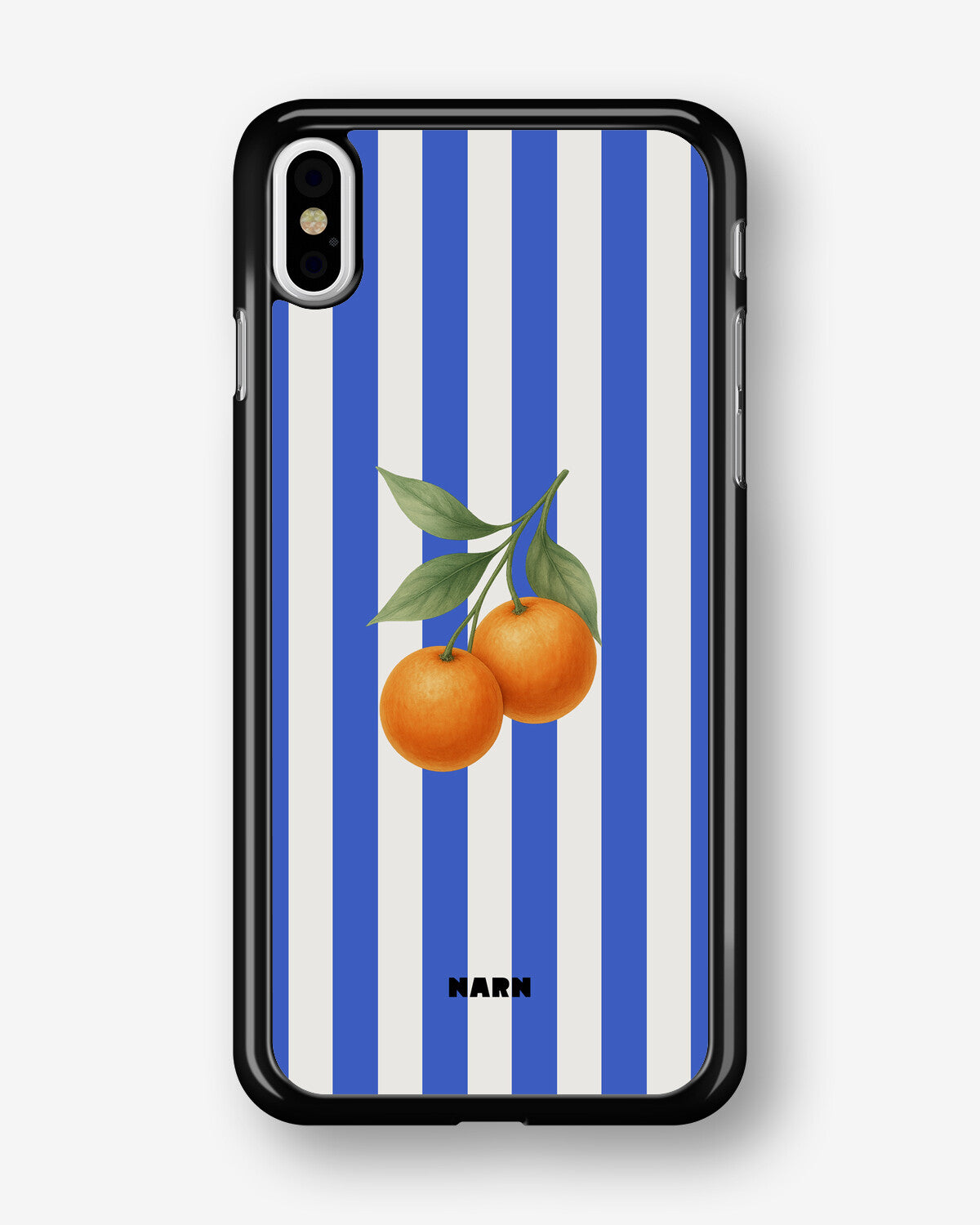 iPhone X/Xs Hard Case – Orange Stripes - View 1