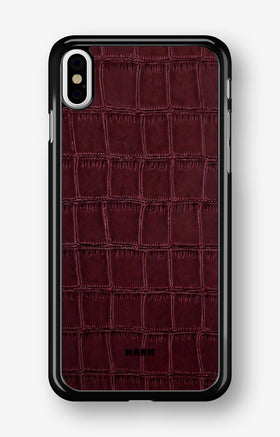 iPhone X/Xs Hard Case – Rouge Croc - View 1