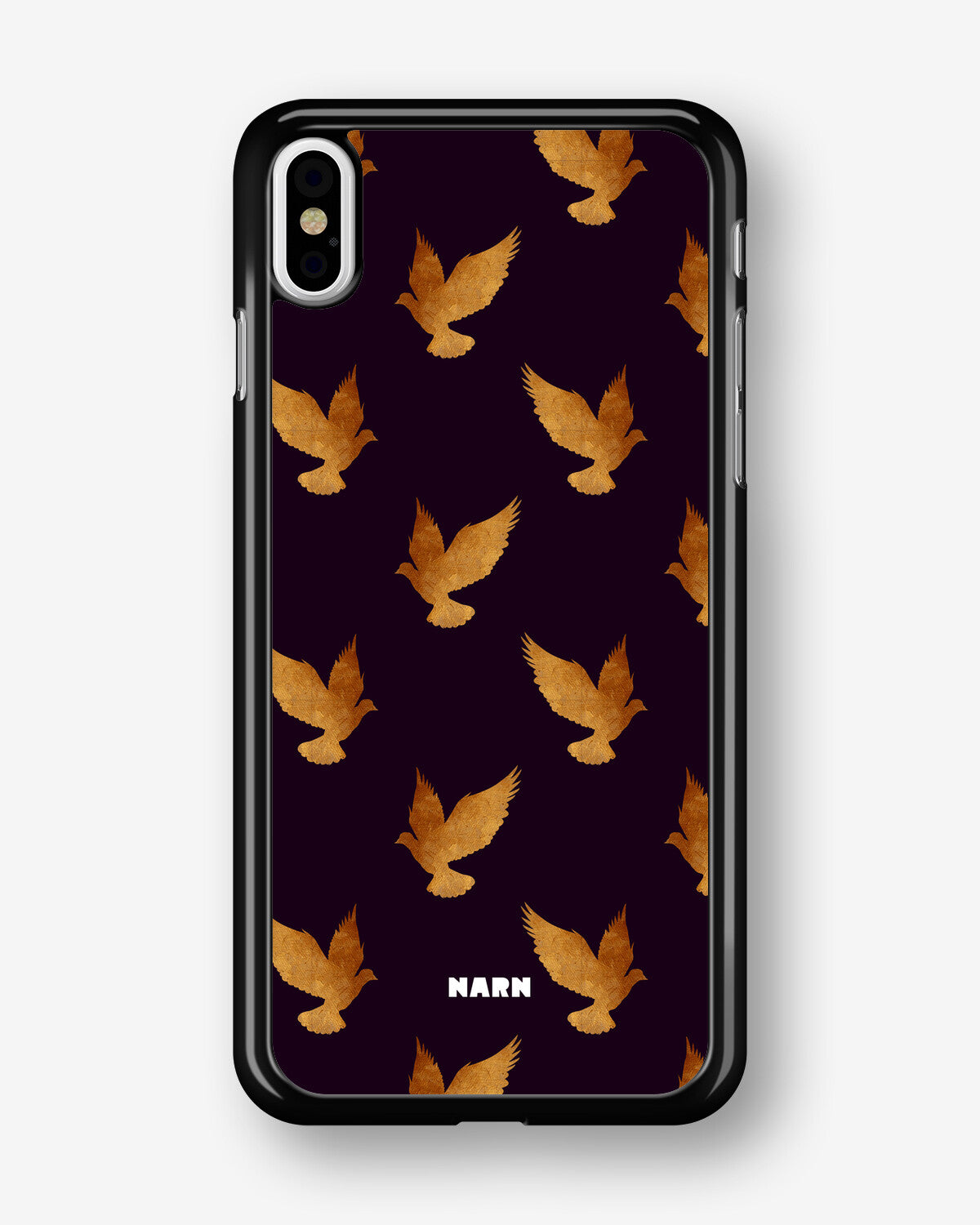 iPhone X/Xs Hard Case – Royal Doves - View 1