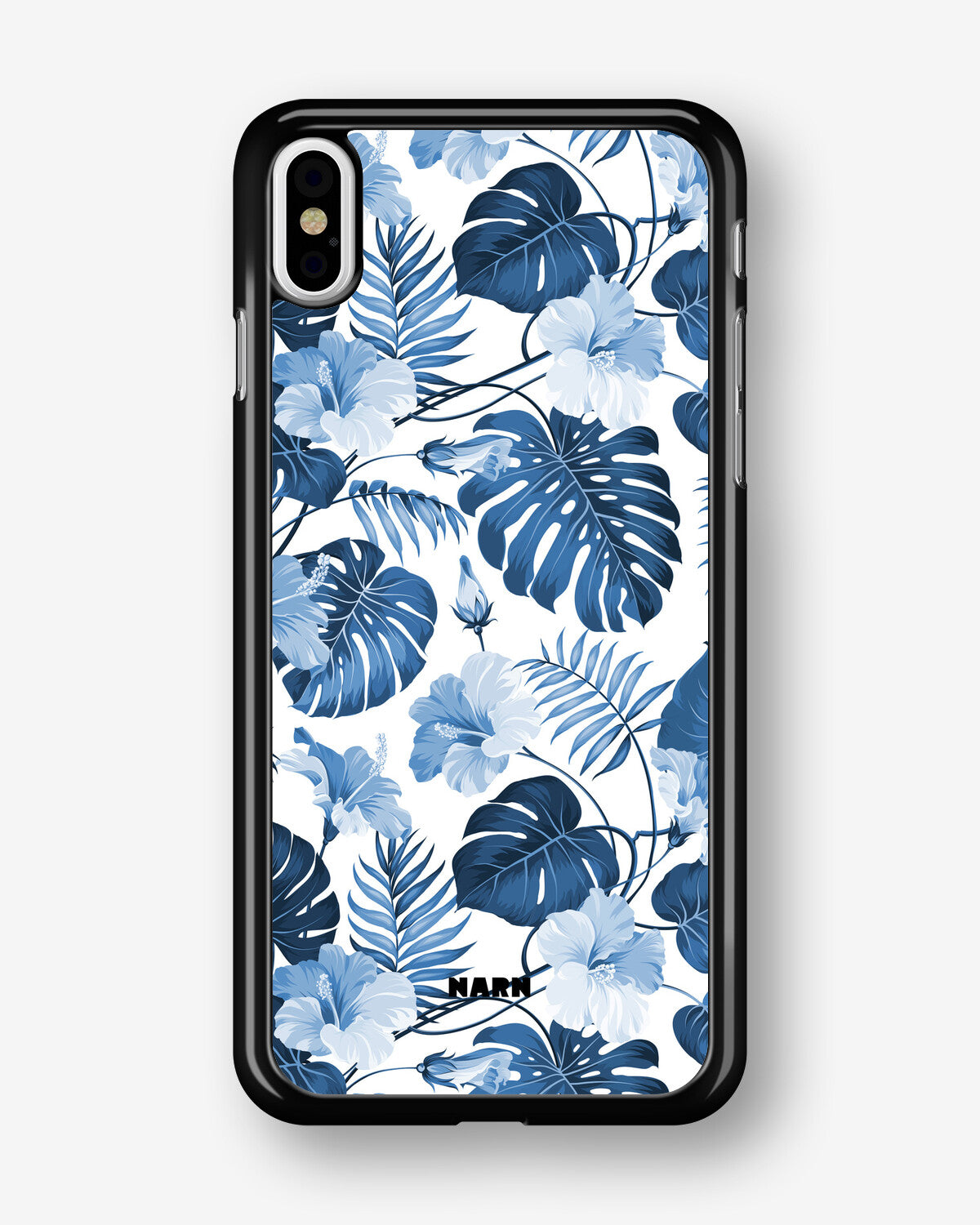 iPhone X/Xs Hard Case – Blue Tropics - View 1