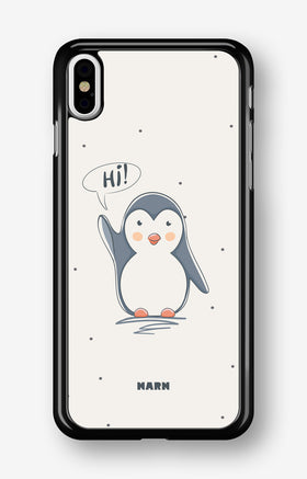iPhone X/Xs Hard Case – Cute Penguin - View 1