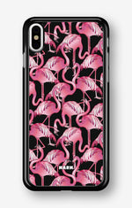 iPhone X/Xs Hard Case – Flamingos - View 1