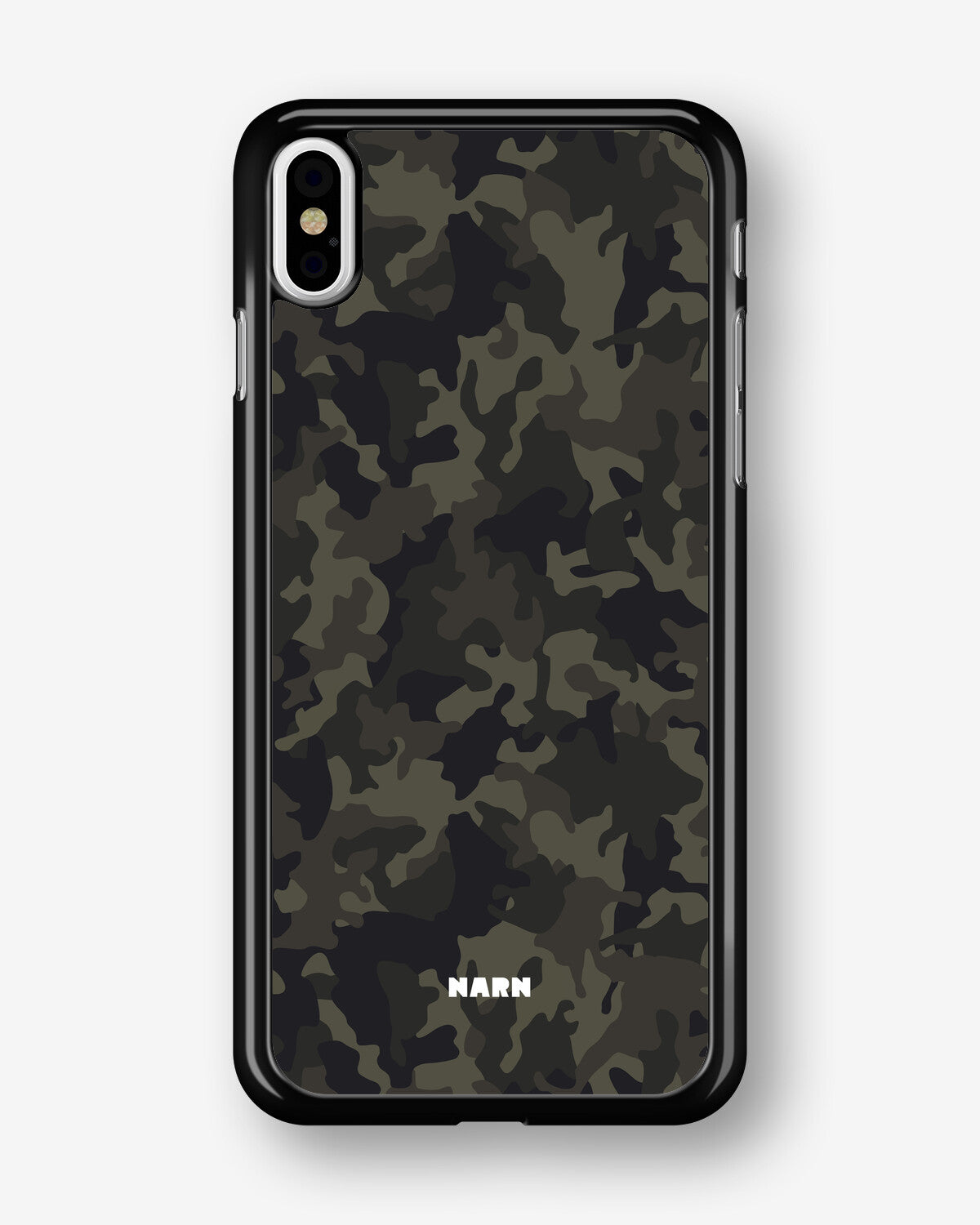 iPhone X/Xs Hard Case – Jungle Green Camo - View 1
