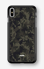 iPhone X/Xs Hard Case – Jungle Green Camo - View 1