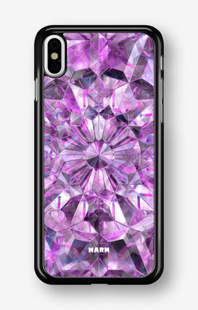 iPhone X/Xs Hard Case – Lavender Crystals - View 1