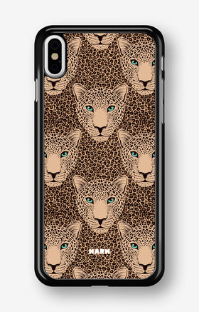 iPhone X/Xs Hard Case – Leopard Gaze - View 1