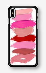 iPhone X/Xs Hard Case – Lipstick Smears - View 1