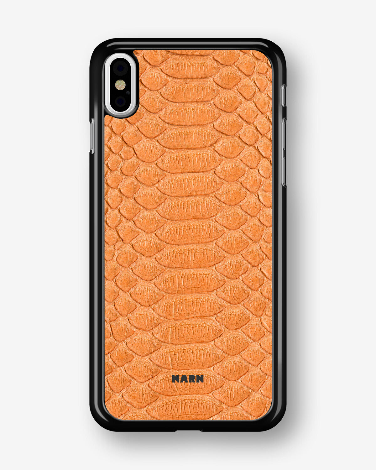 iPhone X/Xs Hard Case – Orange Snake - View 1