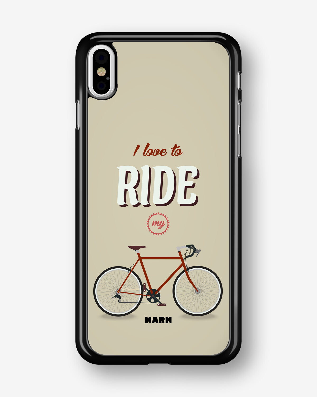 iPhone X/Xs Hard Case – Ride My Bicycle - View 1