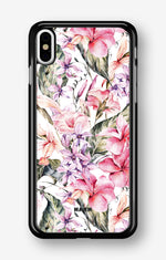 iPhone X/Xs Hard Case – Watercolor Flowers - View 1