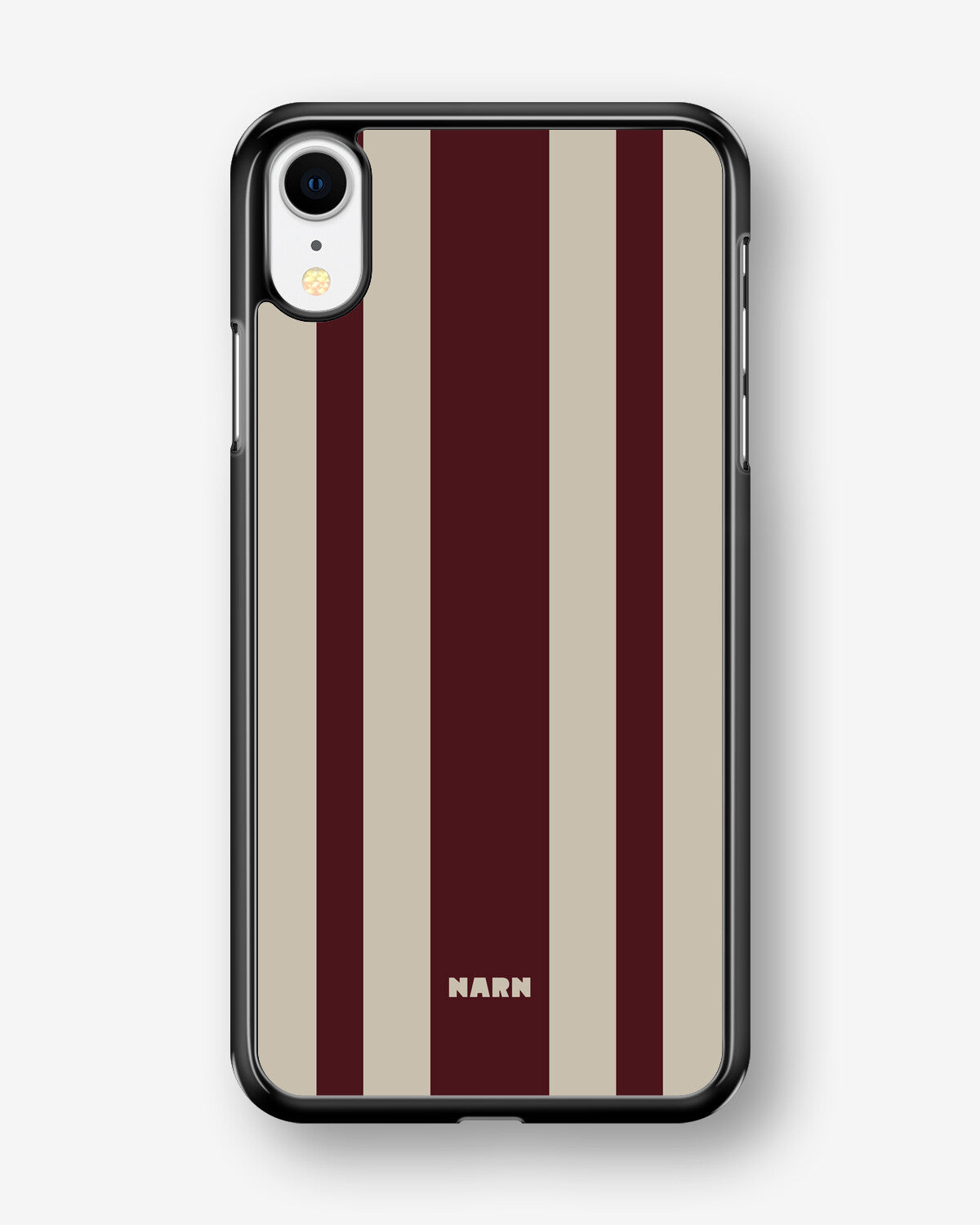 iPhone XR Hard Case – Bordeaux Stripe - View 1