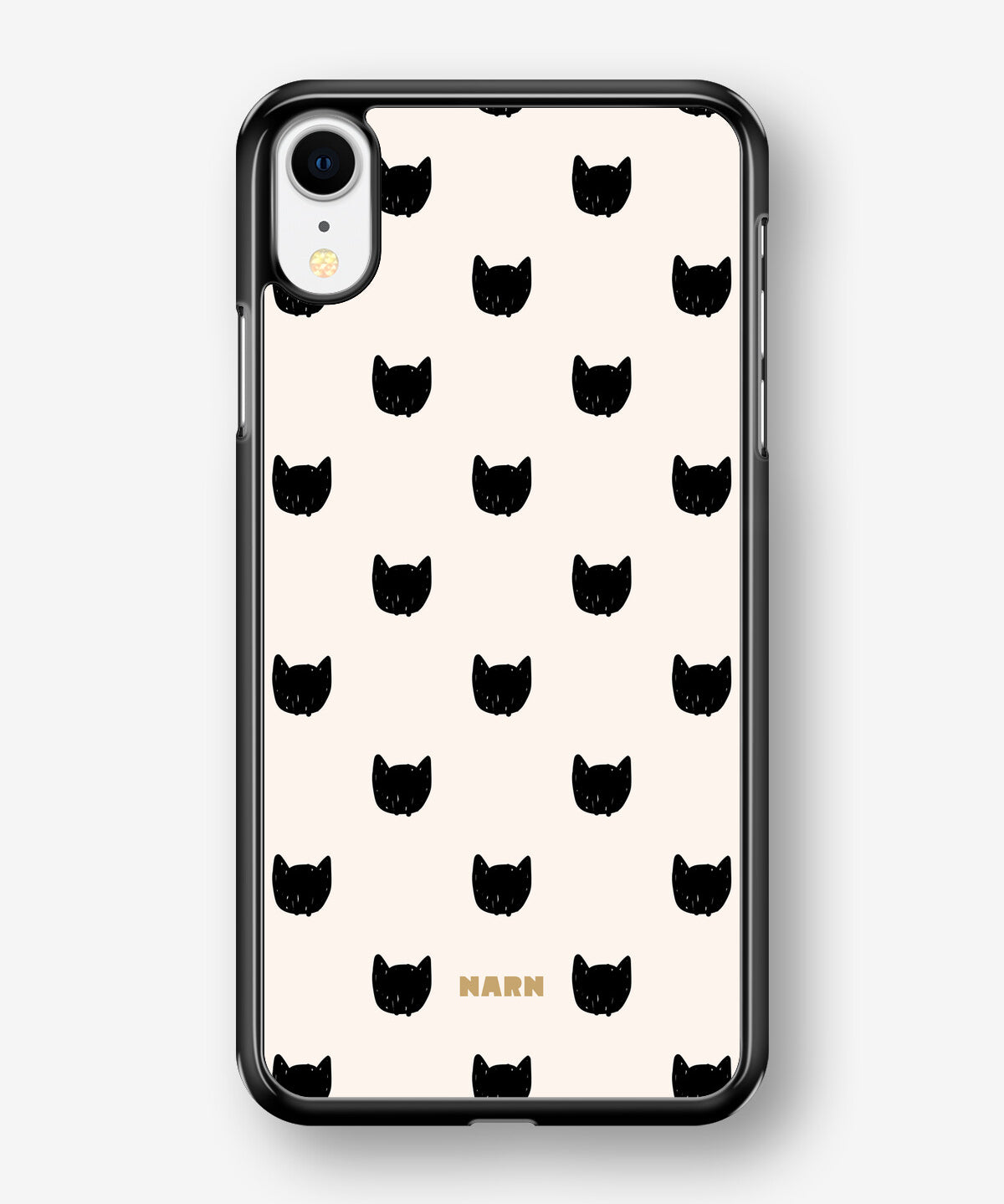 iPhone XR Hard Case – Kitty Dots - View 1