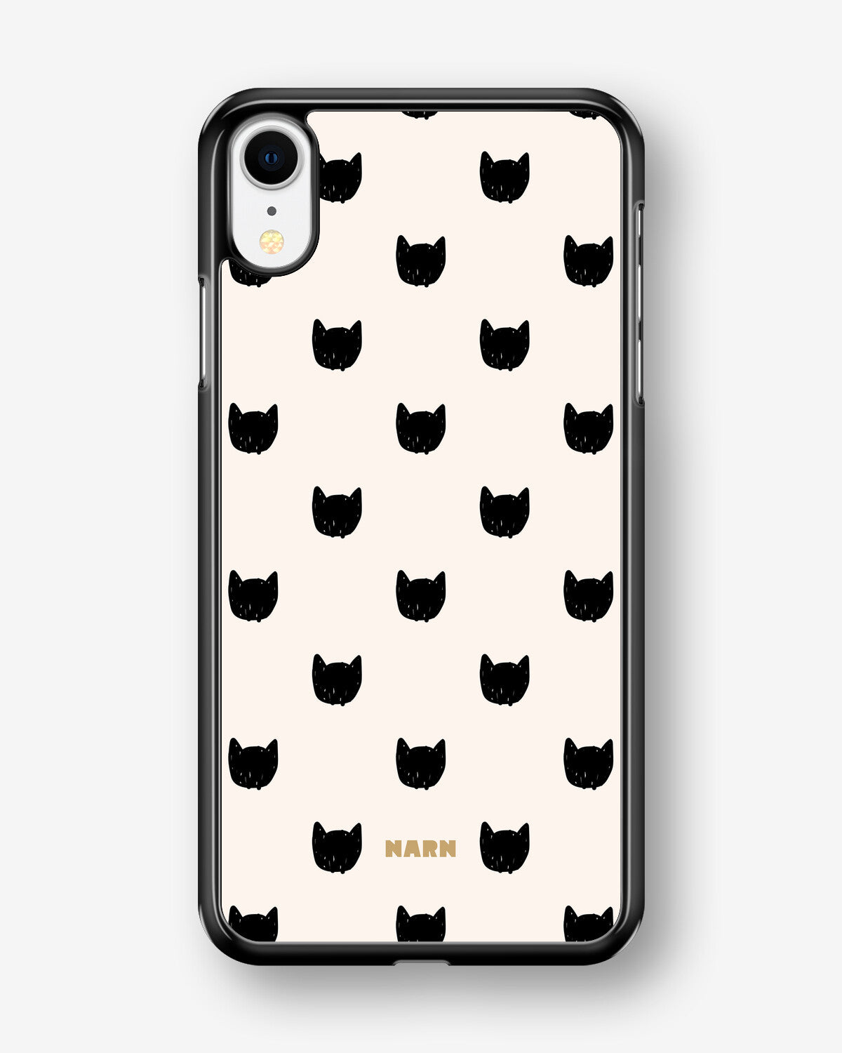 iPhone XR Hard Case – Kitty Dots - View 1