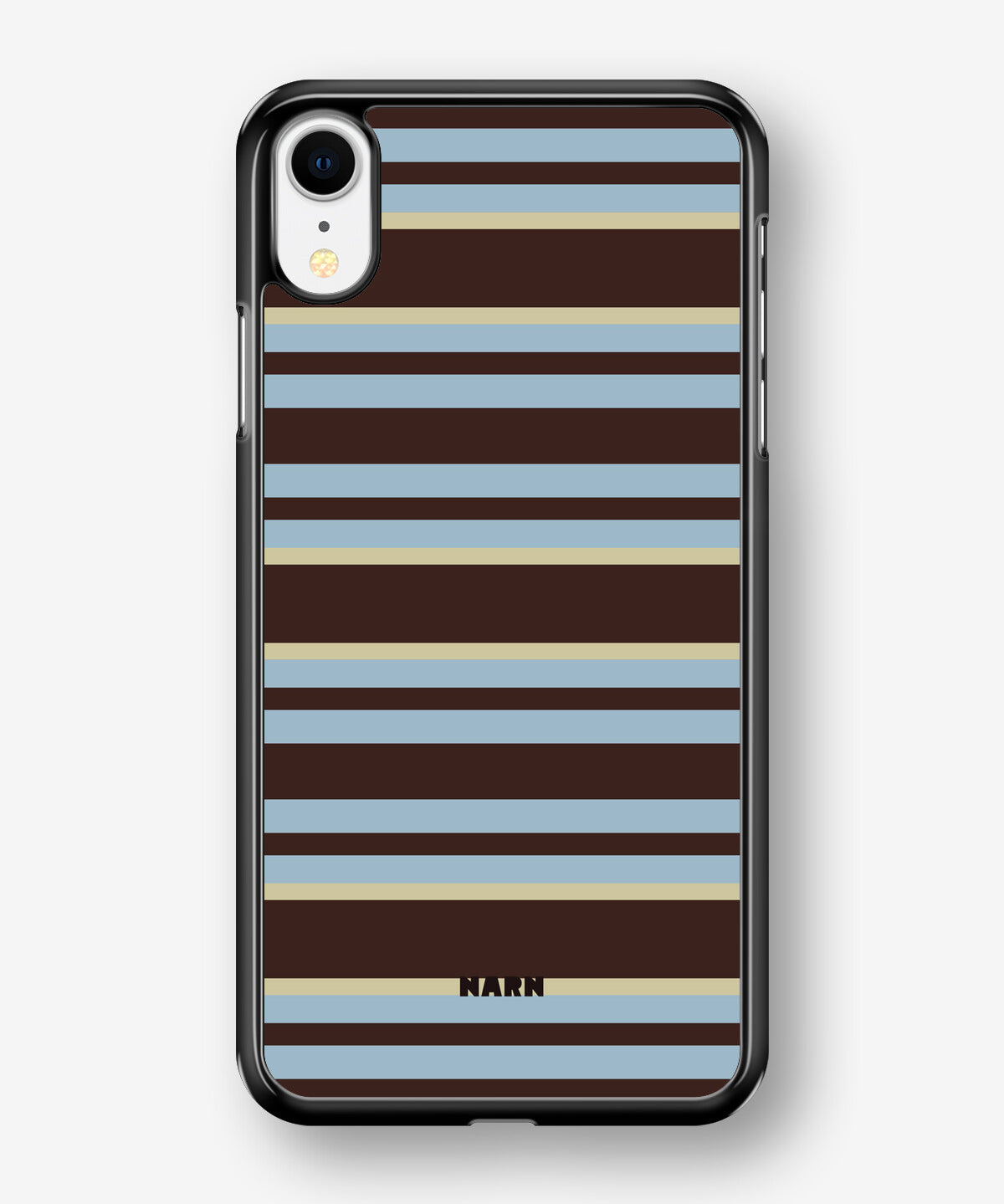 iPhone XR Hard Case – Latte Lines - View 1