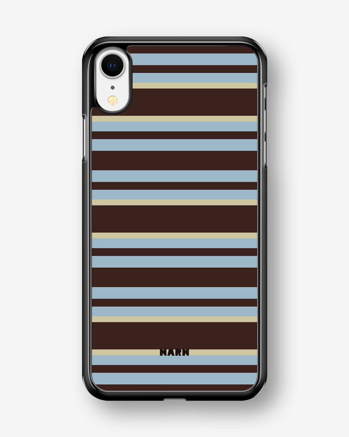 iPhone XR Hard Case – Latte Lines - View 1