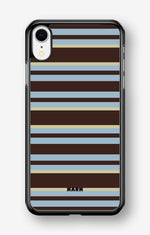 iPhone XR Hard Case – Latte Lines - View 1