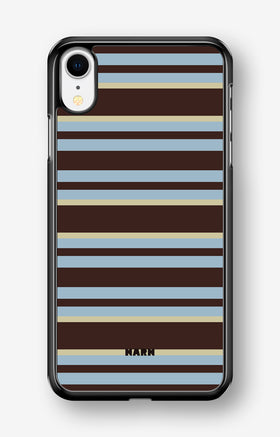 iPhone XR Hard Case – Latte Lines - View 1