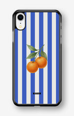 iPhone XR Hard Case – Orange Stripes - View 1