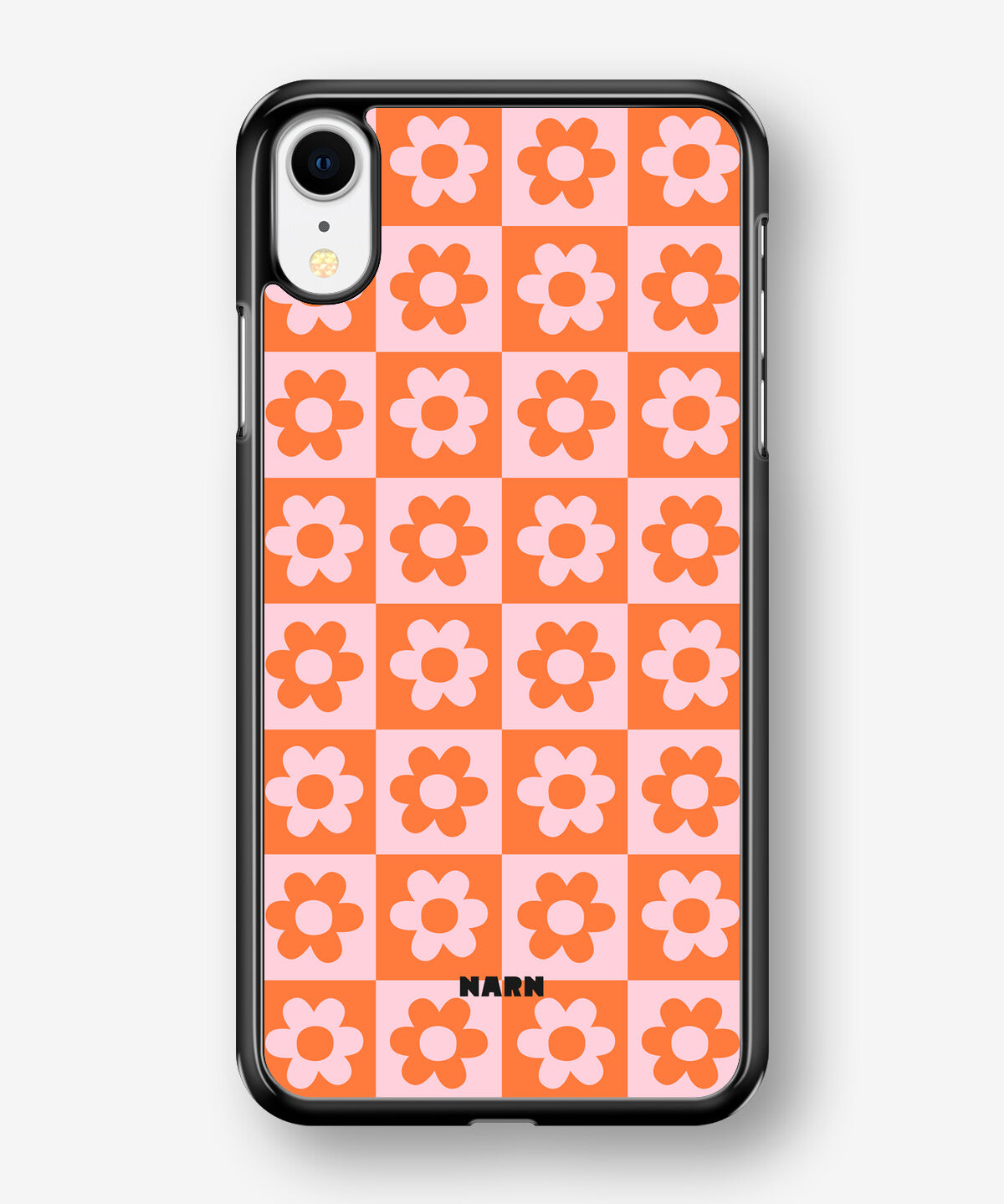 iPhone XR Hard Case – Peach Petals - View 1