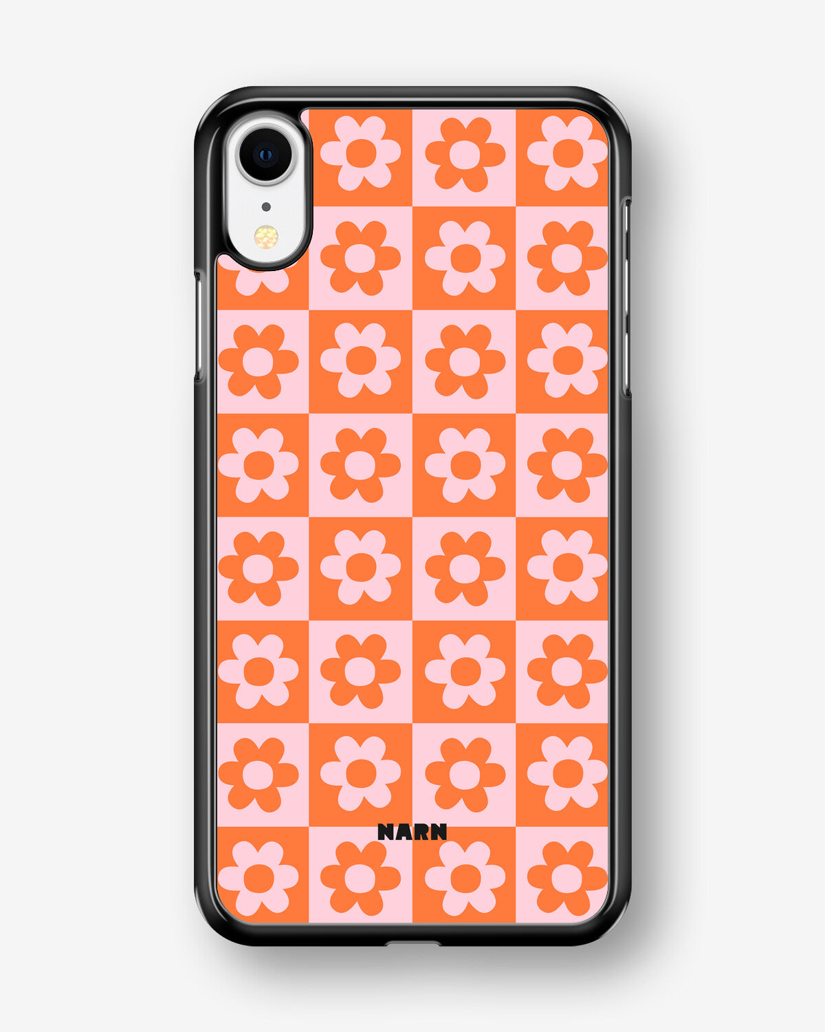 iPhone XR Hard Case – Peach Petals - View 1