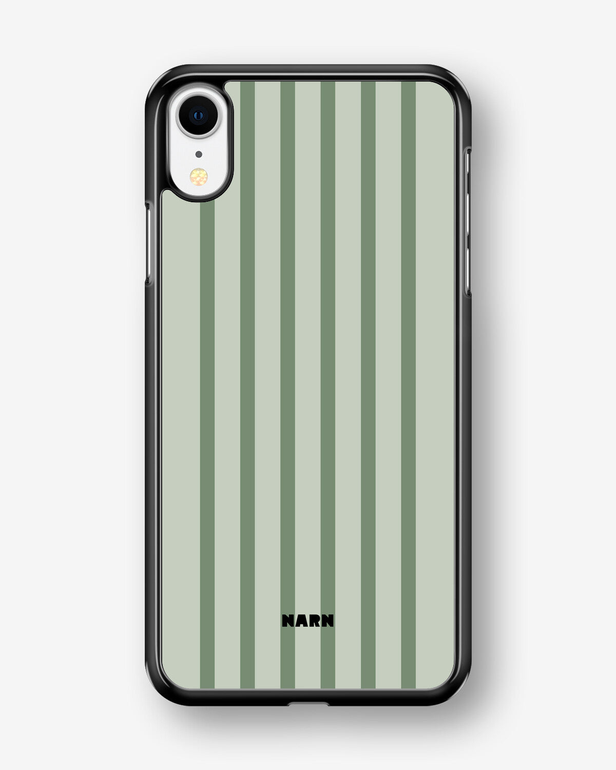 iPhone XR Hard Case – Sage Stripes - View 1