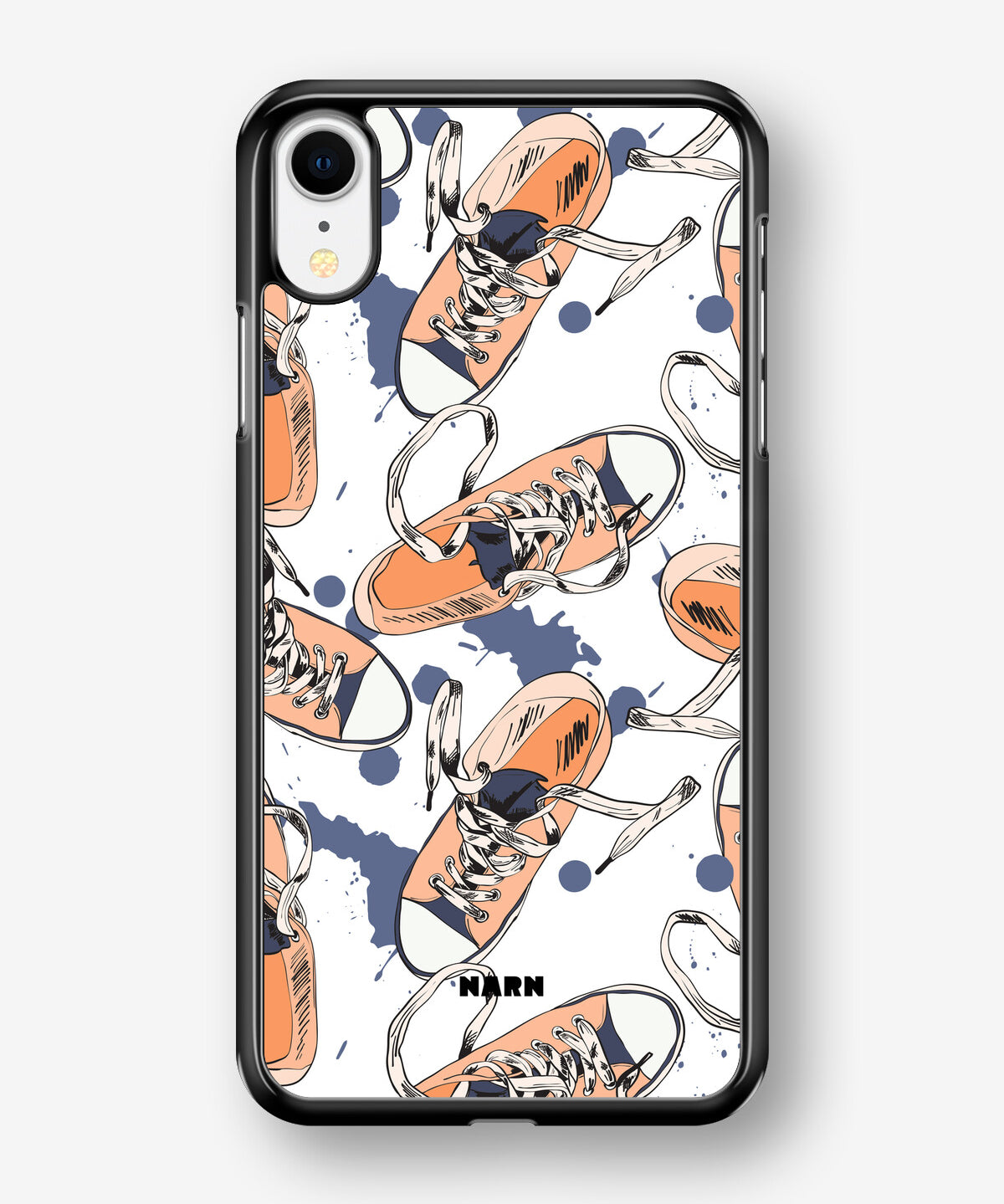 iPhone XR Hard Case – Apricot Sneakers - View 1