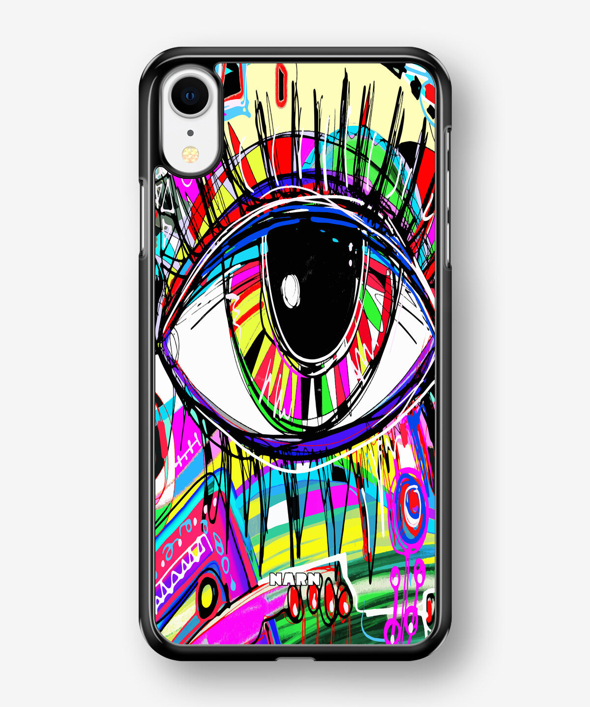 iPhone XR Hard Case – Abstract Eye - View 1