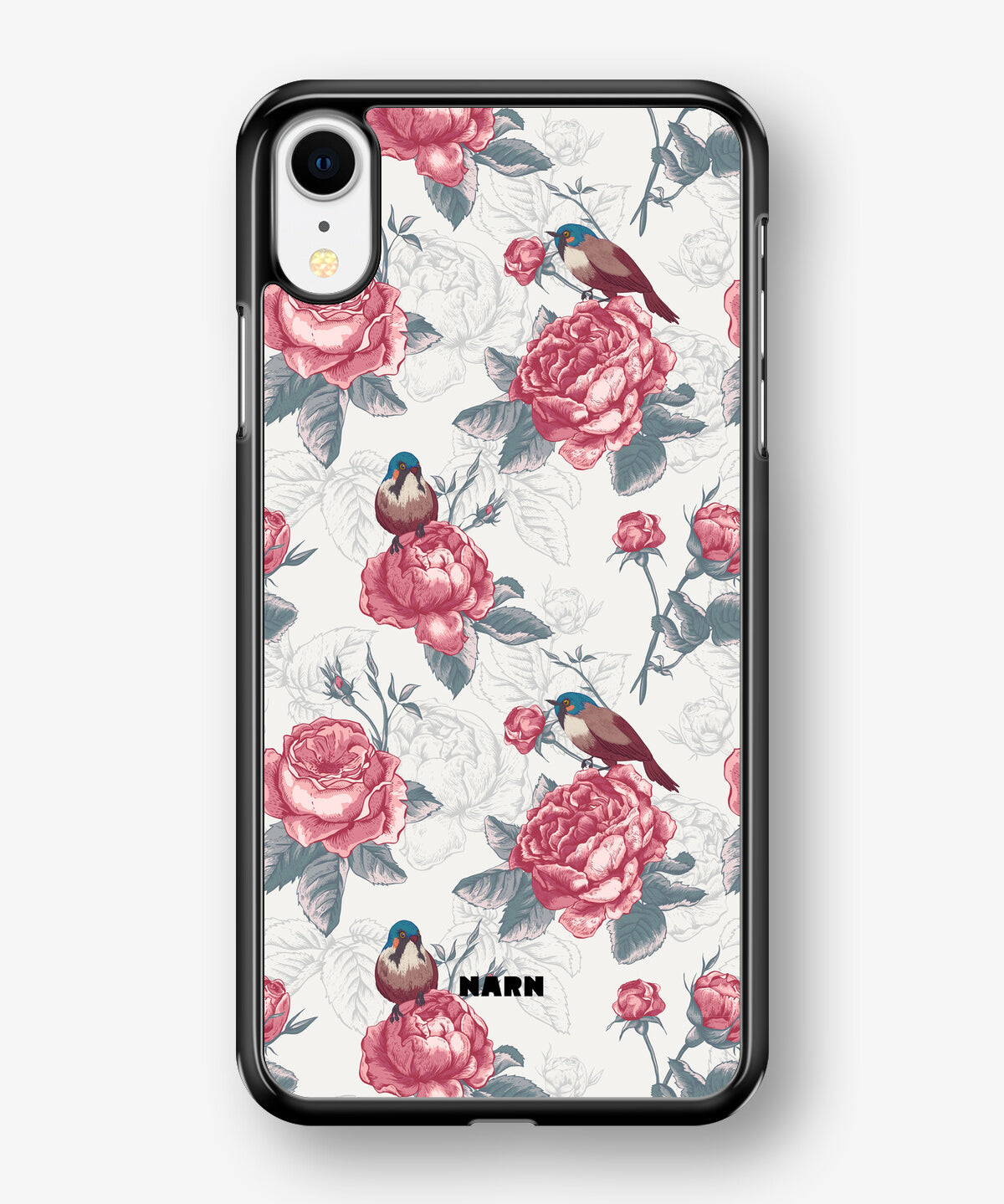 iPhone XR Hard Case – Birds Among Roses - View 1