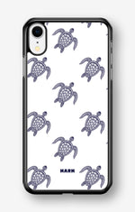 iPhone XR Hard Case – Blue Turtles - View 1