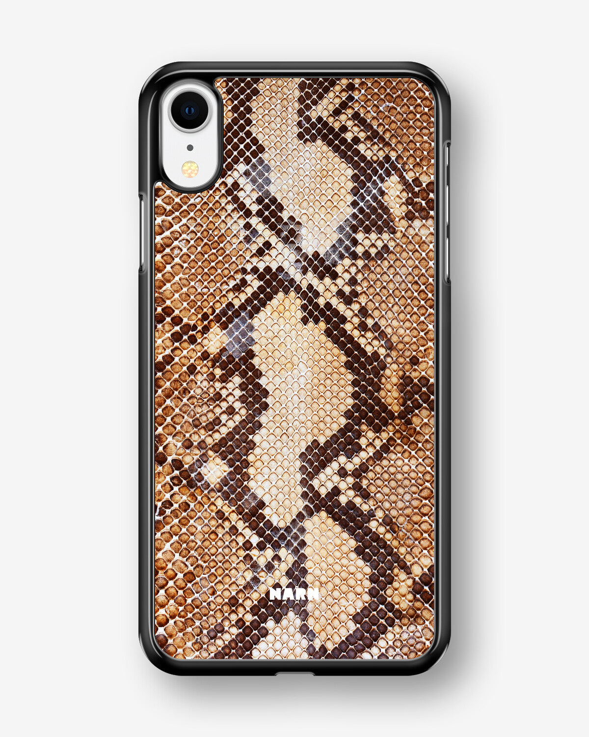 iPhone XR Hard Case – Brown Snakeskin - View 1